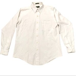 Surrey button down collared off white shirt size 16 dress shirt